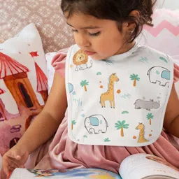 playful plunge Muslin Cotton Baby Adjustable Bib for Feeding & Babies & Toddlers (Pack of 3)-picture-11