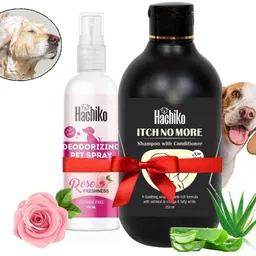 hachiko Allergy Relief, Anti-dandruff, Anti-fungal, Whitening and Color Enhancing, Conditioning, Anti-itching, Anti-microbial Artificial Fragrance Free Dog Shampoo-picture-23