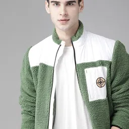 roadster Men Colorblock Casual Jacket-picture-20