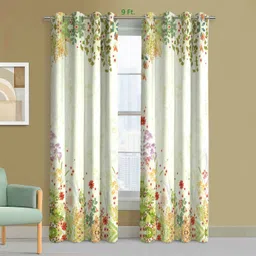 274 cm (9 ft) Long Door Polyester Room Darkening Curtain (Pack Of 2)-image-75
