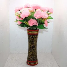 TFH Artificial Carnation Flower Bunches For Home Decoration Pack Of 5 Multicolor Carnations Artificial Flower image 2