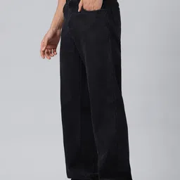 kotty Men Straight Fit Low Rise Black Jeans image 2