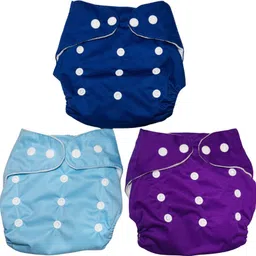 yoksh originals Reusable Cloth Diapers for Babies | Combo of 3 | image 1