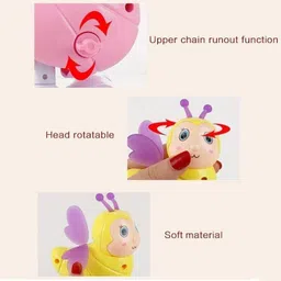 tru toys Key Operated Wind Up Jumps Moves Rotate Animal Bird Toy, Pack 10 Random Combo Rattle image 2
