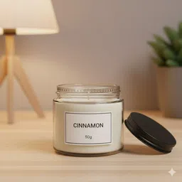 yogi Scented Cinnamon Candle|Natural Soy Wax | Long-Lasting,Smokeless,Handcrafted|50g Candle-picture-36