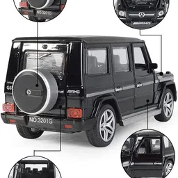 arniyavala 1/32 scale Benz G65 AMG Toy Pull Back Die-Cast Car Model with Lights and Sound image 4