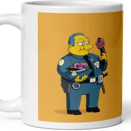 mr uvd Yellow Man In Police Dress Ceramic Coffee Mug-picture-17