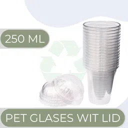chikhil Pack of 100 Biocomposite PET250LID image 2