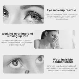 beauty bright Pack of 1 Silicone Eye Wash Cup,Squeeze Rinsing Eye Wash Cup For Tired Eyes,Silicone Manual image 5