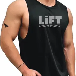 expert choice Pack of 3 Men Printed Round Neck Polyester Multicolor T-Shirt image 3