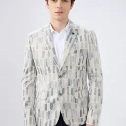 killer Men Printed Single Breasted Casual Blazer image 1