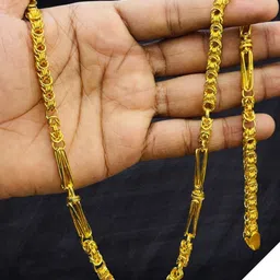 rkb sales 1gm gold plated High Quality Indian Polished chain men Gold-plated Plated Alloy Chain-picture-22