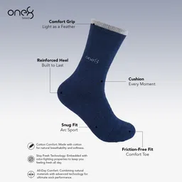 one8 Men Solid Calf Length image 3