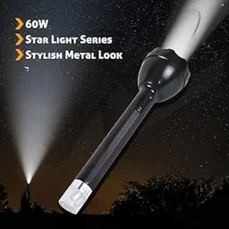 zeus volt L6950 Long Range Kisan Torch 100w Range 1 Km + 25 Hours Battery Life, Black Torch-picture-18