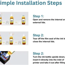 HRK AAA 001/003/008 Refill Ink for Ep L3110, L3250, L3252 L3115, L3116, L3101 Printer Black Ink Cartridge image 3