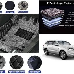 rkpsp Leatherite 7D Mat For Ford Endeavour-picture-33