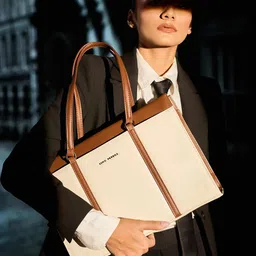 White Women Tote Classic Tote Bag-image-4