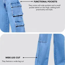 leriya fashion Women Regular Mid Rise Blue Jeans image 4