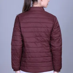 rare times Women Solid Puffer Jacket image 2