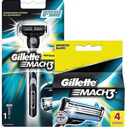 MACH3 Cartridges Blade With Razor (5 Cartridge + 1 Razor Handle)-image-22