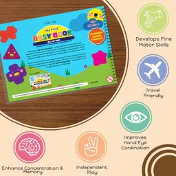 kidster My Busy book combo with learning activities for toddlers image 2