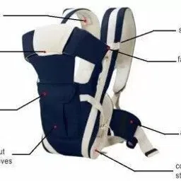 sbts Adjustable Hands-Free 4-in-1 with Comfortable Head Support Baby Carrier image 2
