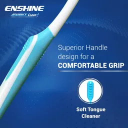 enshine Pack of 5, Advance Clean+ Superior Bristles, Super Soft Ultra Soft Toothbrush image 3