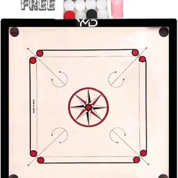 Large 32 inches wooden carrom board with crystal coins, st_Carrom-CD-1126 80 cm Carrom Board-image-20