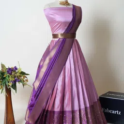 sonu creation Self Design Semi Stitched Lehenga Choli-picture-35