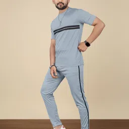 linsor fashion Striped Men Track Suit image 3