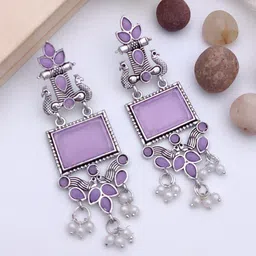 bhanu diam Bestseller Combo Of Earrings Silver Earring Set image 2