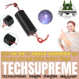 techsupreme DC 3.7-7.4V To 400KV Boost Step Up Power Module High Voltage Generator A2 Electronic Components Electronic Hobby Kit image 1