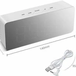 bhagavati Digital White Clock image 4