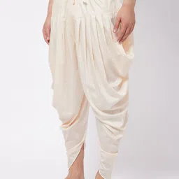 VASTRAMAY Solid Men Dhoti image 2