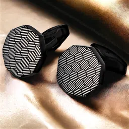 Lucky Jewellery Brass Cufflink Set-picture-12