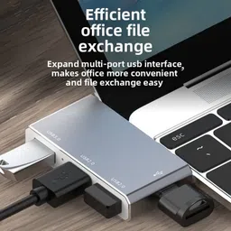 RuhZa Type-C 4-in-1 Expansion Dock USB Adapter image 5