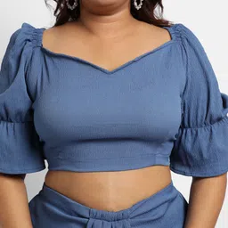 instafab plus Top Skirt Co-ords Set image 5