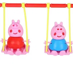 niyamat Pig Family Playground Fun Playtime Set 4 Pcs Figurines image 4