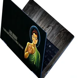 dzazner Full Body Laptop Skin For 14 to 15.6 inch Laptop - Lord Buddha Self Adhesive Stretched Vinyl Laptop Decal 15.6-picture-10