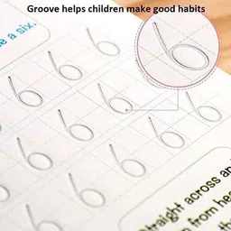 prayosha enterprise Magic Practice Copybook 4 BOOK 5 REFILL 1 pen 1 grip image 3