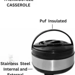 silvester Silver Casserole Cook and Serve Casserole image 2