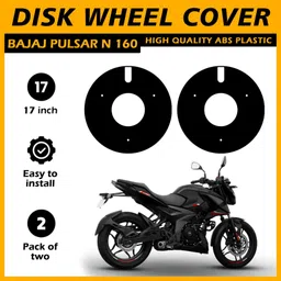 17 Inch 2pcs Acrylic PRO Disc Bike Wheel Cover For Bajaj Pulsar N 160 Bike Fairing Kit-image-6