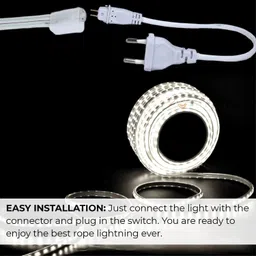 doji 264 LEDs 3 m White Steady Strip Rice Lights image 5