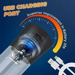 saibaba insulators Electric Fruit Juicer Maker USB Rechargeable Mini Juicer Mixer GrinderLD136 350 W Juicer Mixer Grinder image 4