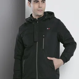 the indian garage co. Men Solid Casual Jacket image 4