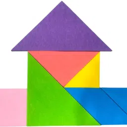 sabirat EVA Tangram For Kids, Learning is Better When It's Fun, Shapes Puzzle image 3