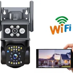 SIOVS WIFI CCTV HD Dual Lens Camera Bullet+360° PTZ Control TwoWay Audio Night Vision Security Camera-picture-45