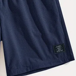 sti Solid Men Dark Blue Regular Shorts image 5