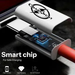 ChargHunt 65 W SuperVOOC 6 A Wall Charger for Mobile with Detachable Cable image 4