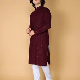 primeicon Men Cotton Rayon Kurta Pyjama Set image 2